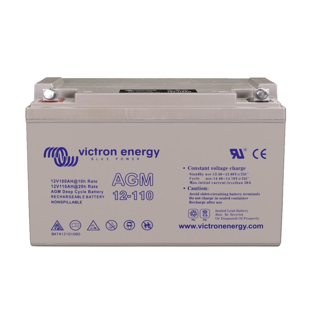 Batteria 110Ah 12V AGM Deep Cycle Victron Energy Fotovoltaico